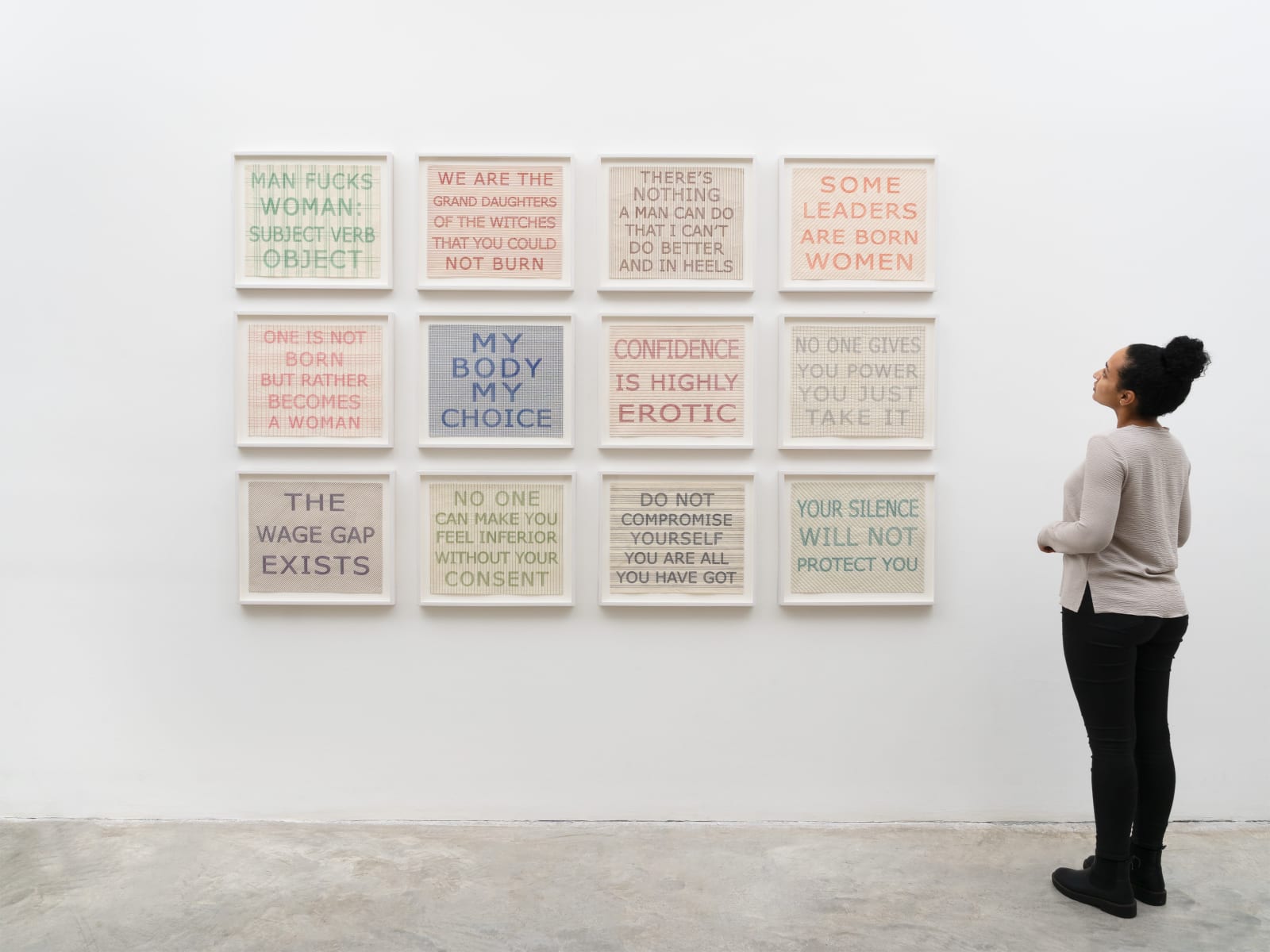 Ghada Amer, WITCHES, 2023