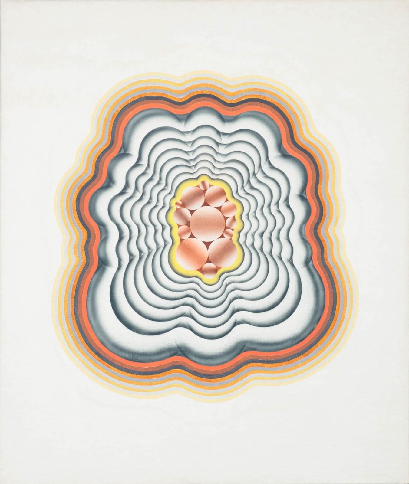 Kim Tschang-Yeul , Composition, 1969