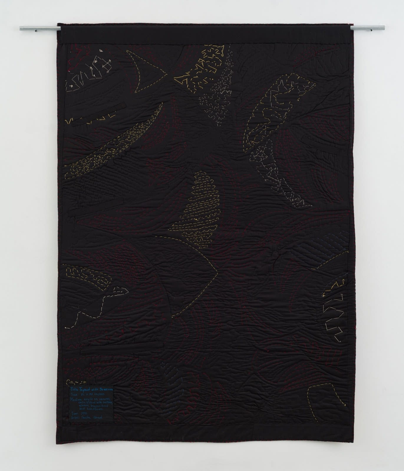 Pacita Abad, To paint with someone, 1990