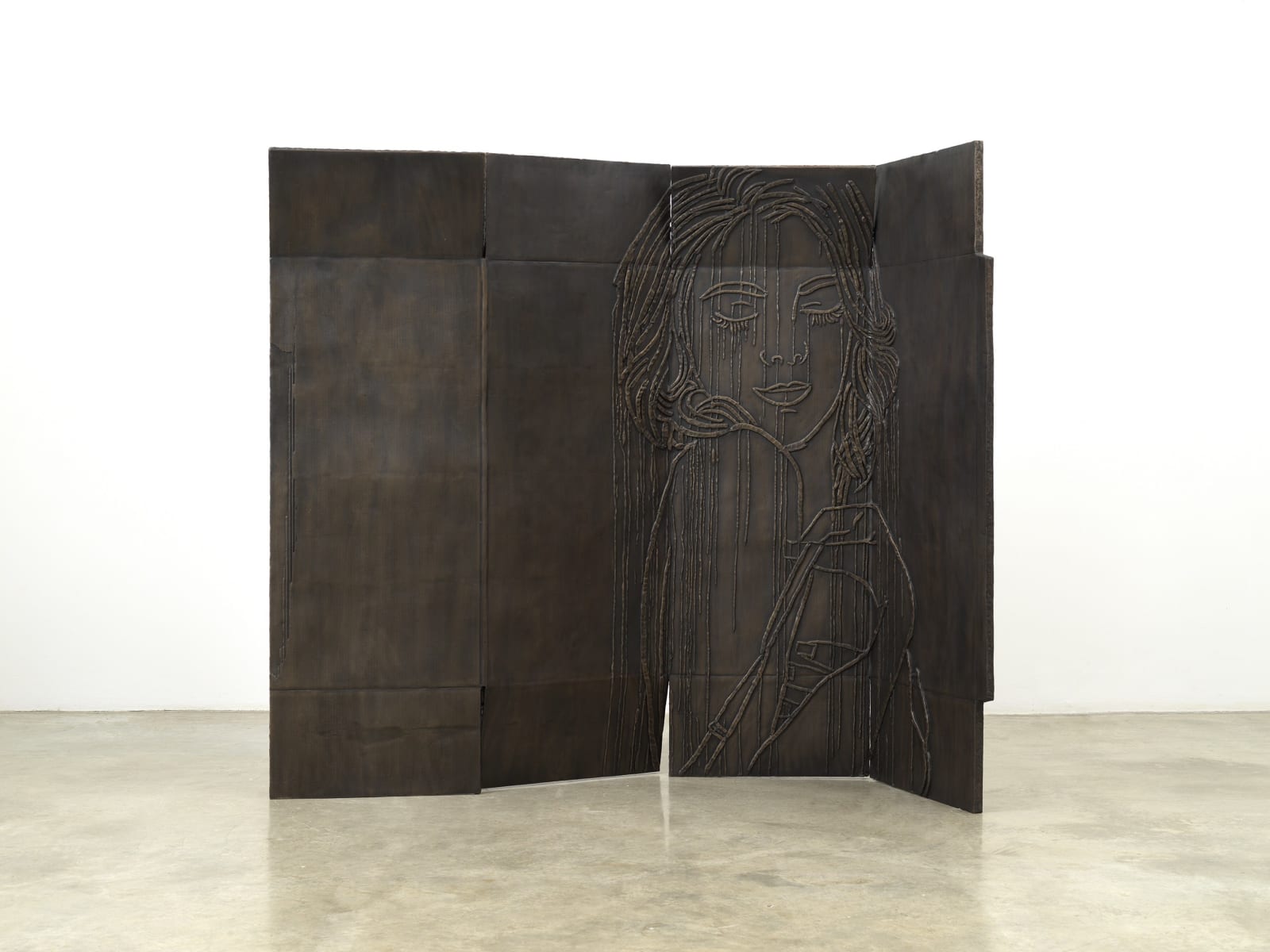 Ghada Amer, Suzy Playing, 2022