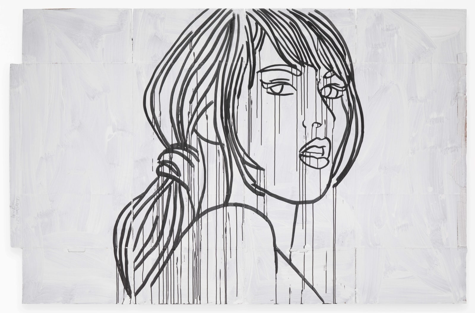 Ghada Amer, Study for Jennifer and Barbara, 2021