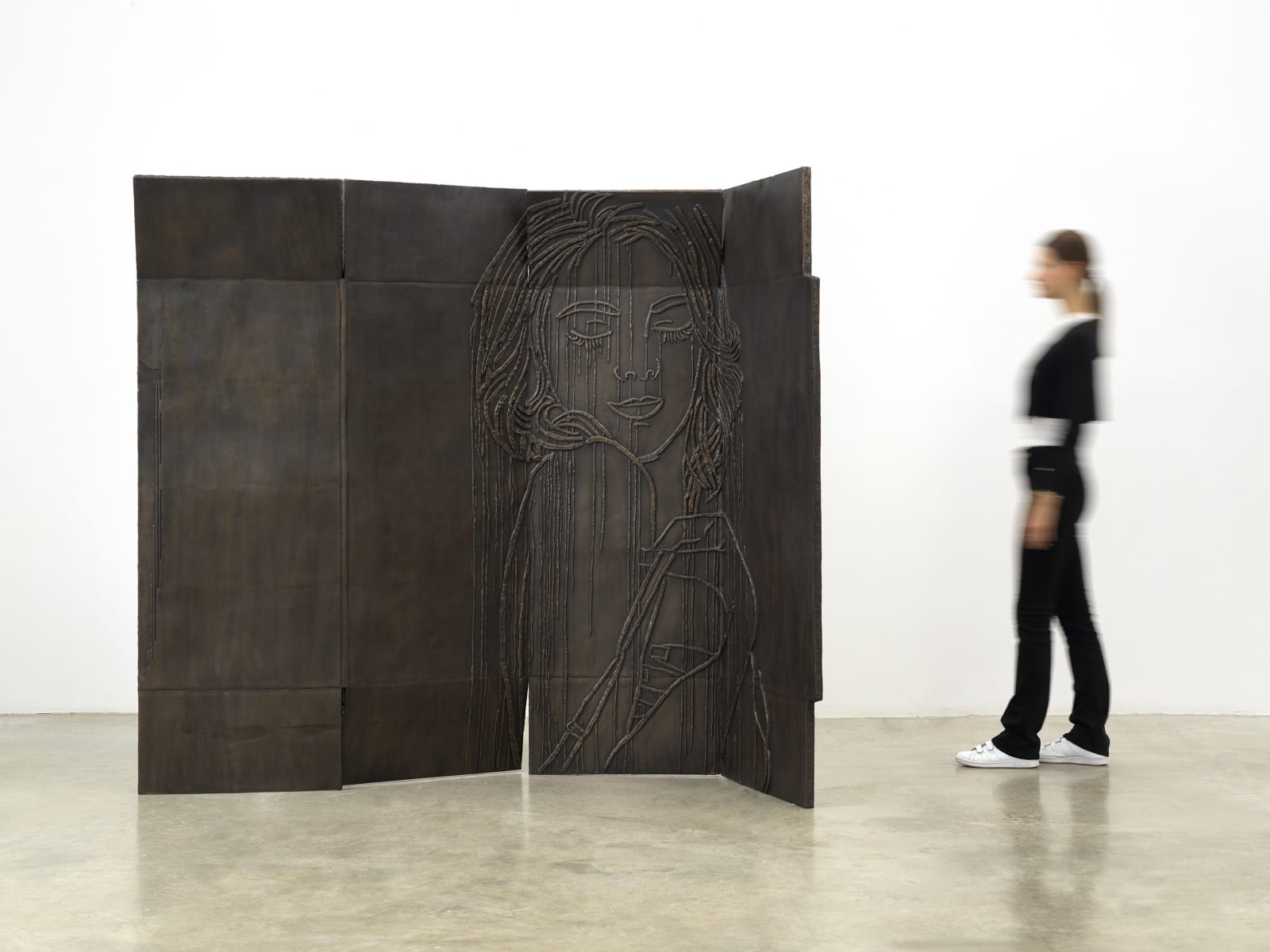 Ghada Amer, Suzy Playing, 2022