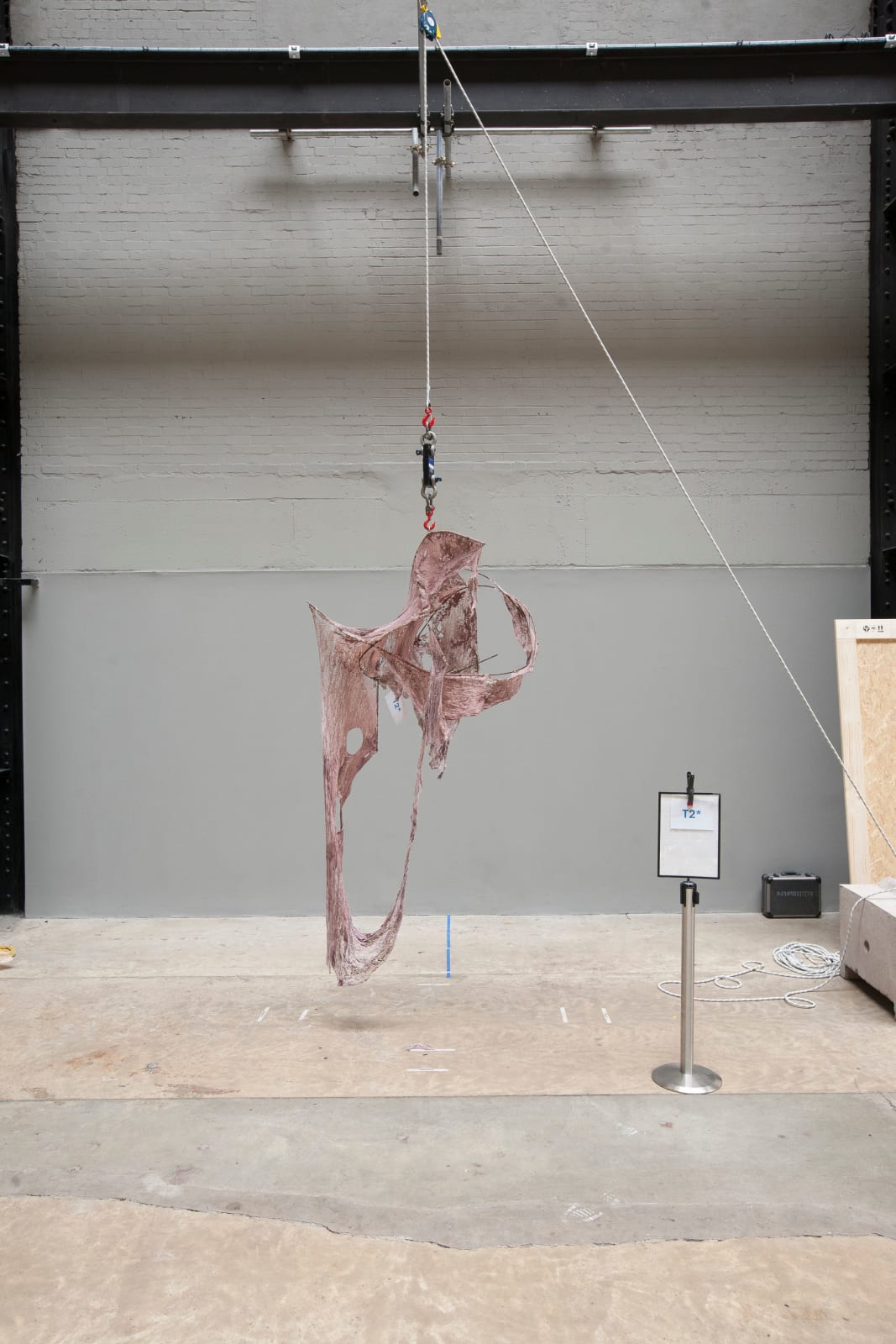 Mire Lee, Skin Sculpture from Open Wound: T2, 2024