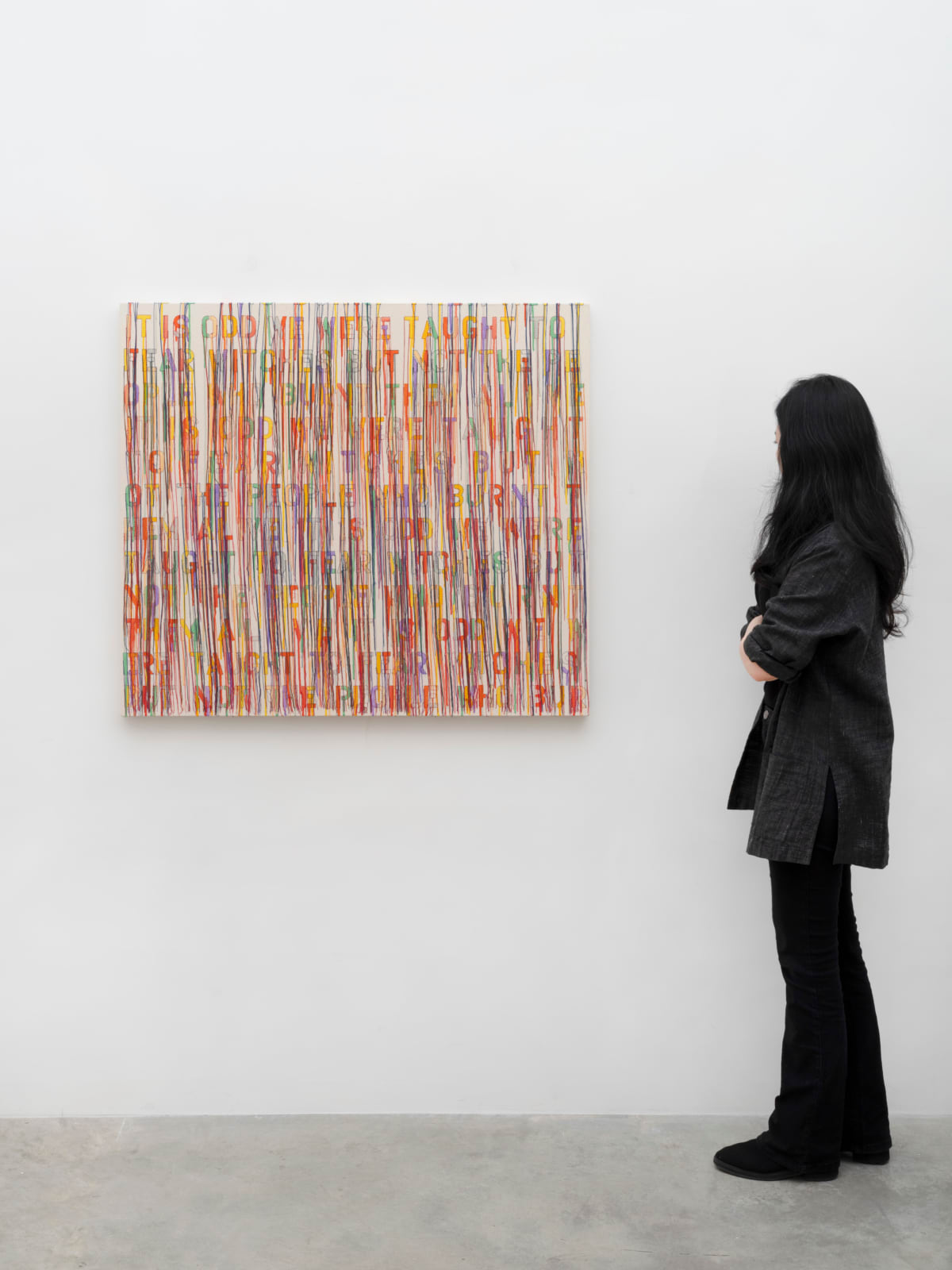 Ghada Amer, THREAT, 2025