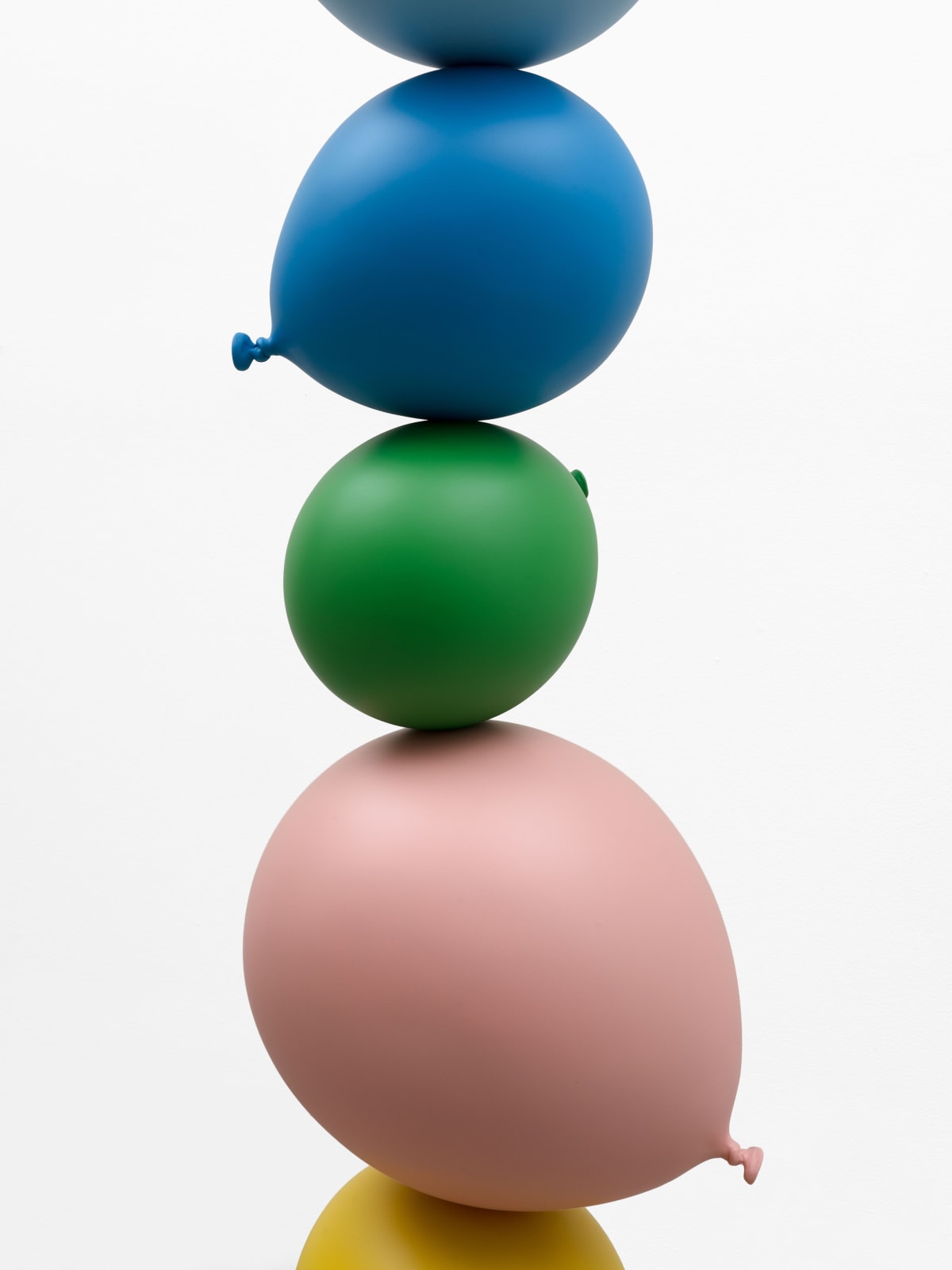 Gimhongsok, Untitled (Short People) Light Blue, Blue, Green, Gold, Silver, 2018