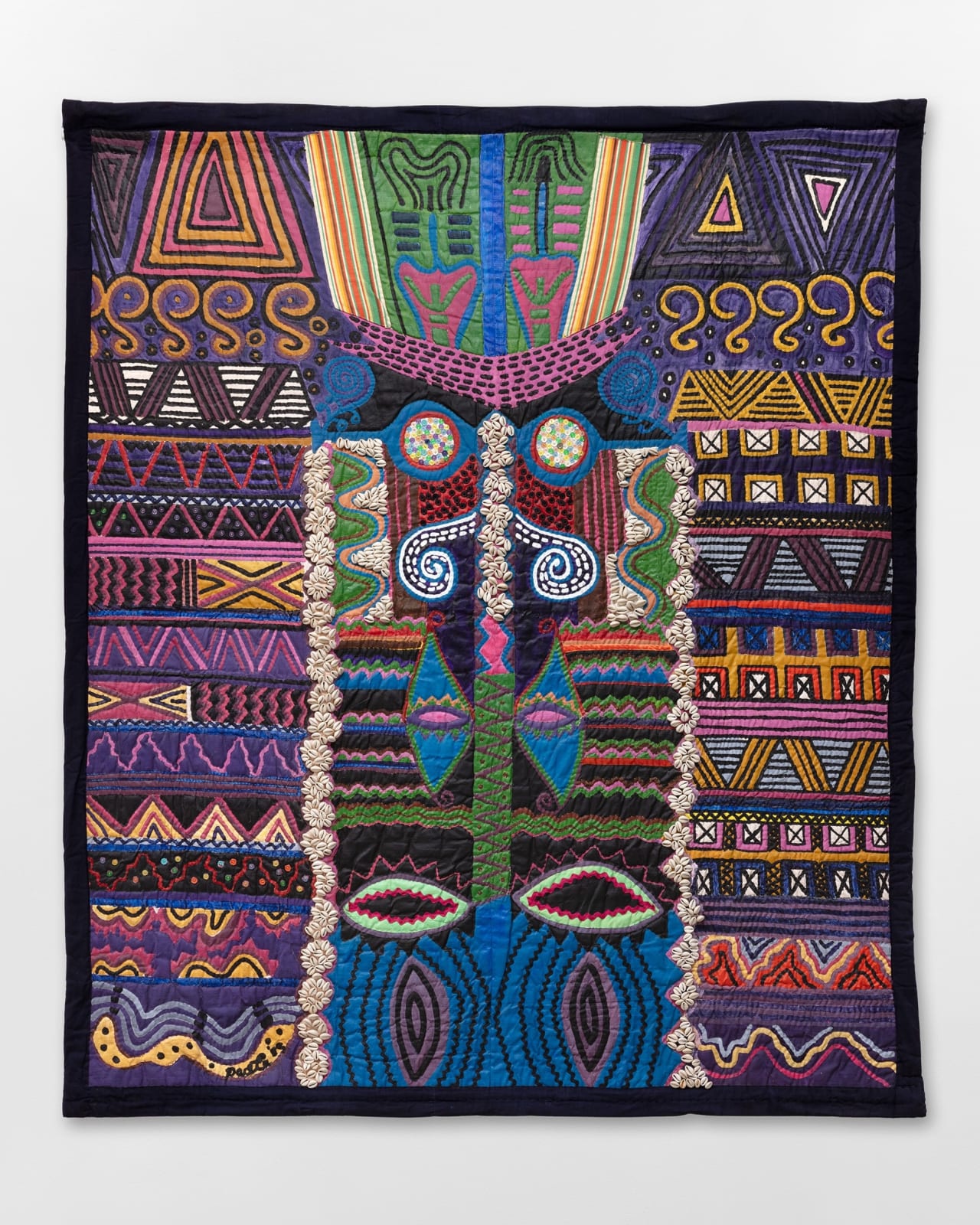 Pacita Abad, Fuschia mask, 1982