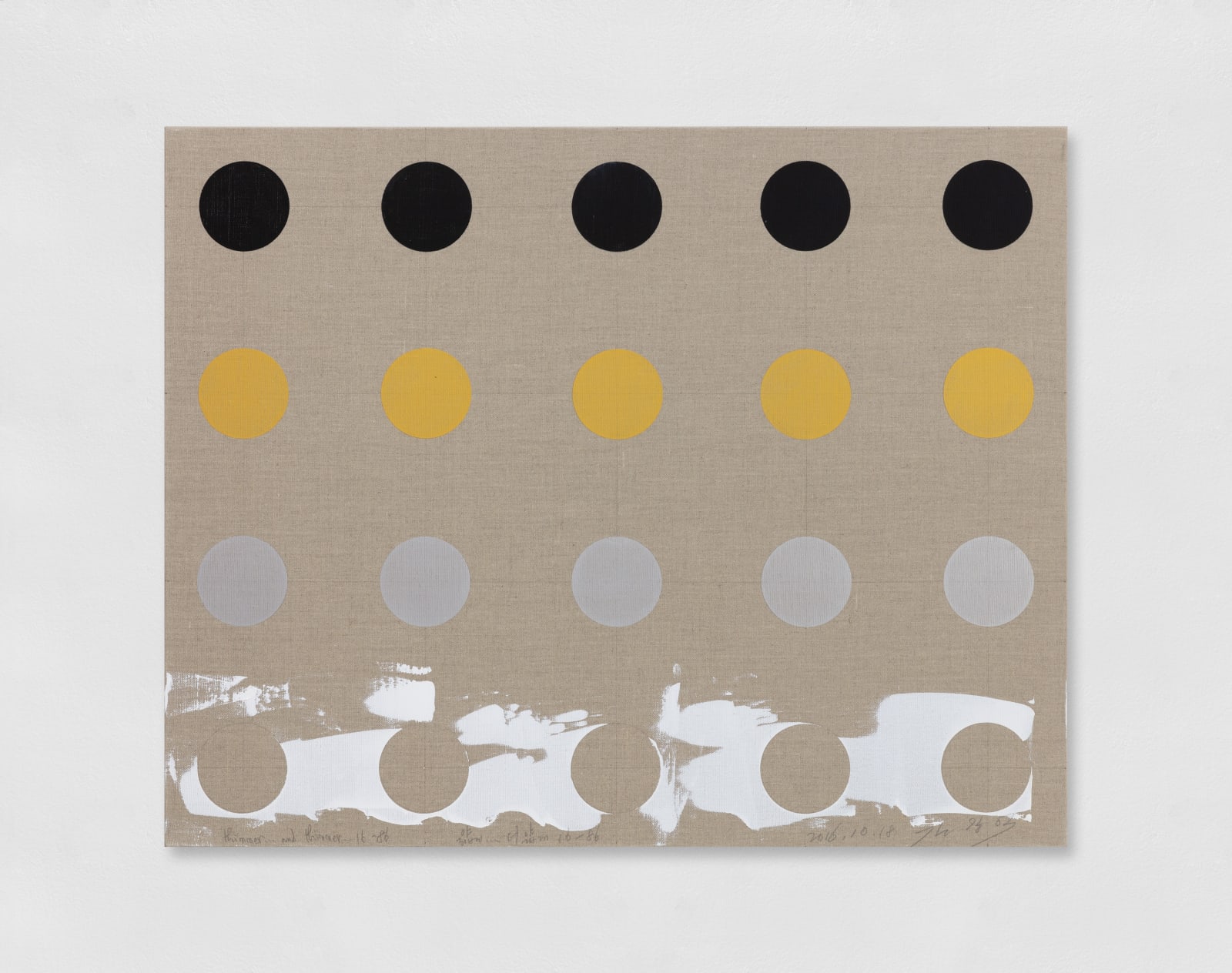 Kim Yong-Ik, Thinner...and thinner #16-86, 2016