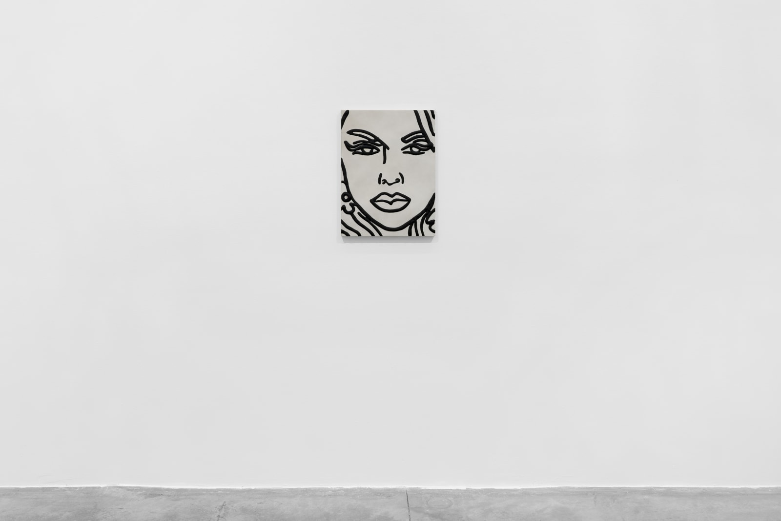 Ghada Amer, Homage à Tut in Black and White, 2021