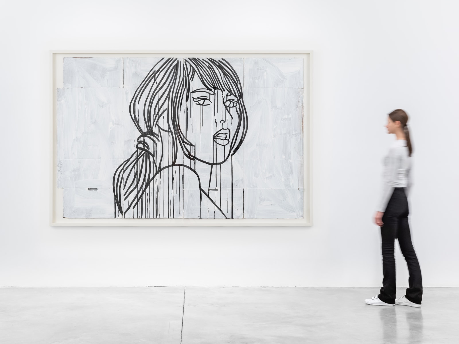 Ghada Amer, Study for Jennifer and Barbara, 2021