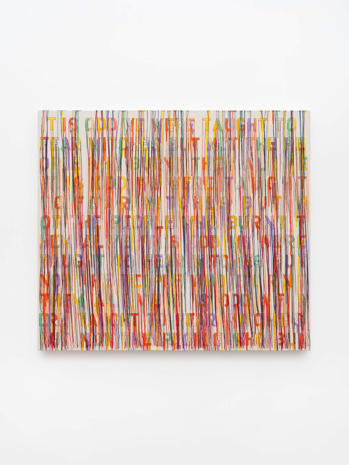 Ghada Amer, THREAT, 2025