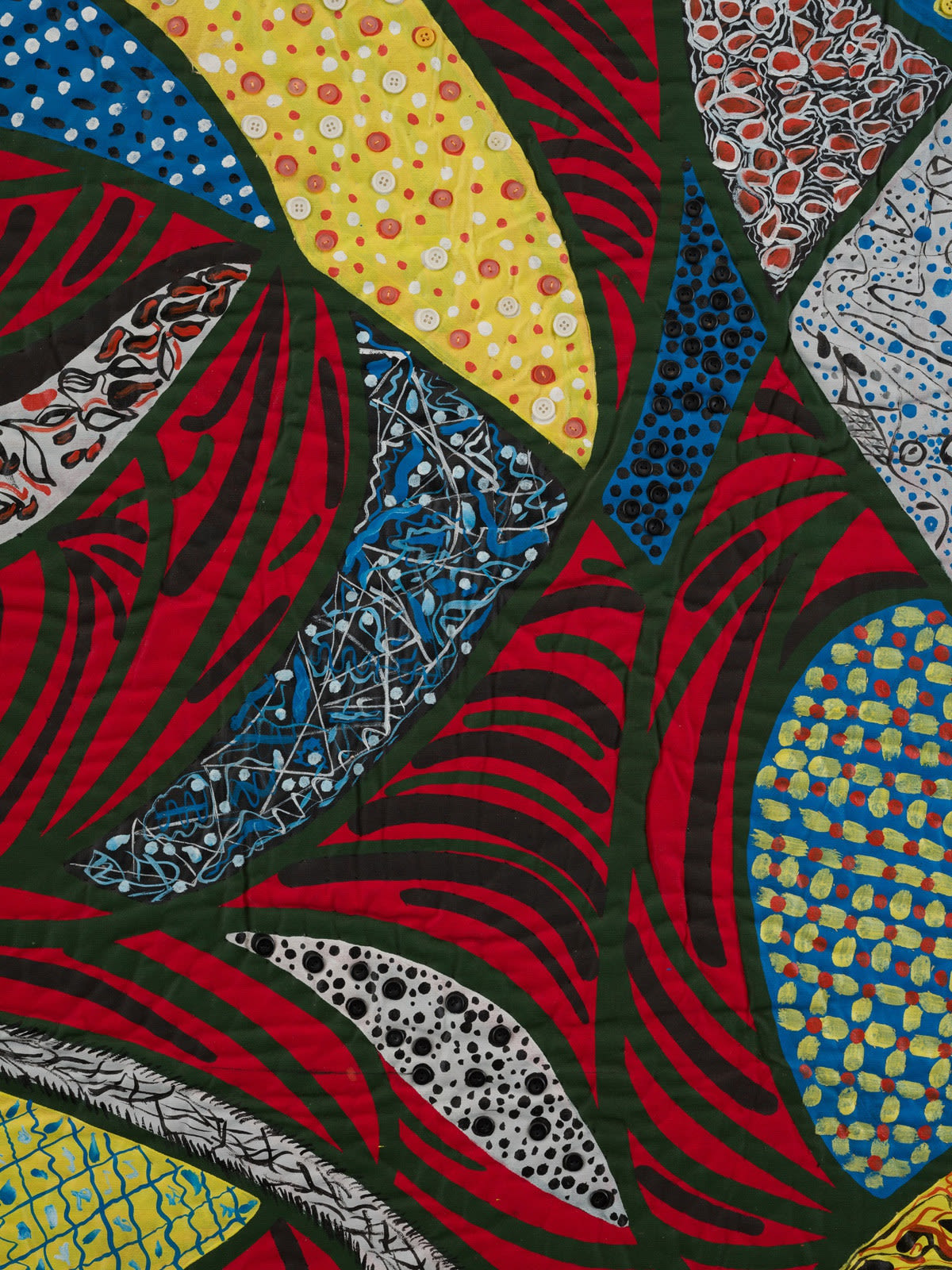 Pacita Abad, To paint with someone, 1990