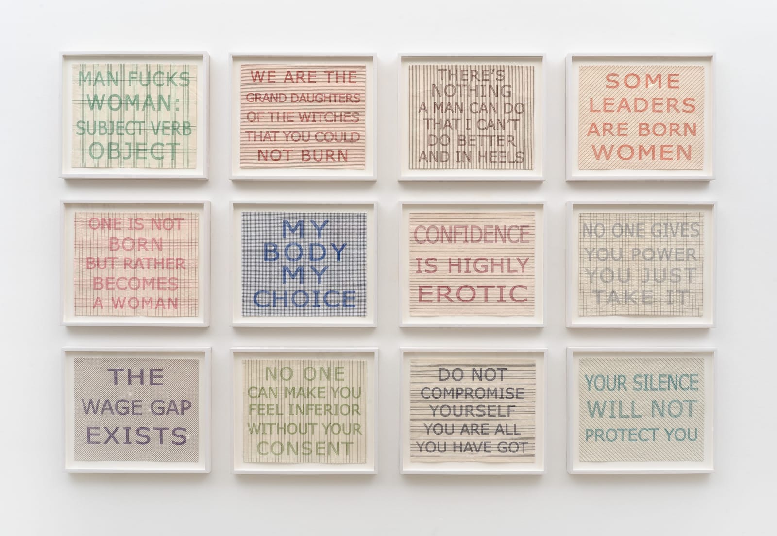 Ghada Amer, WITCHES, 2023