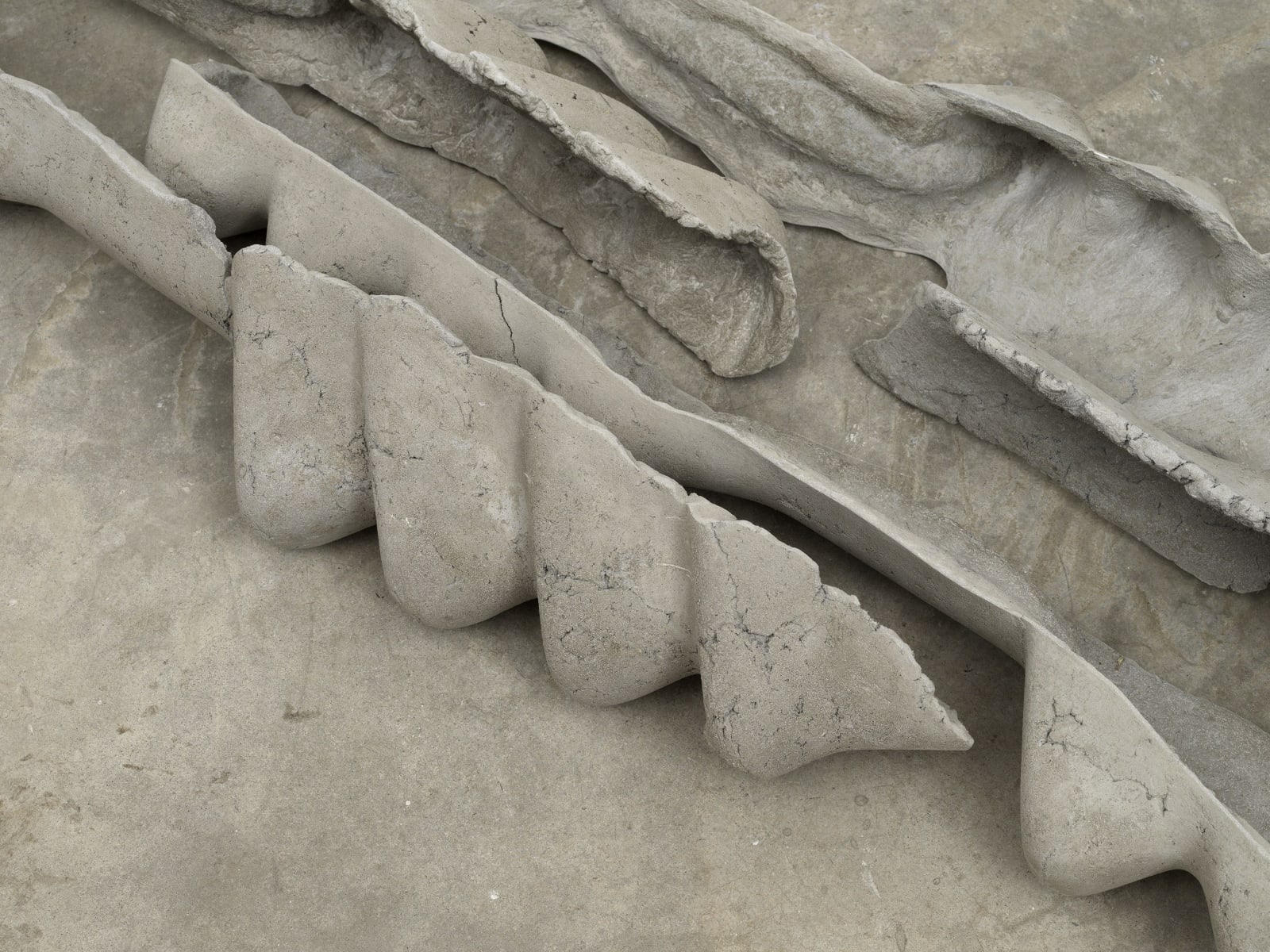 Mire Lee, Horizontal Forms; kayak ribs, 2022