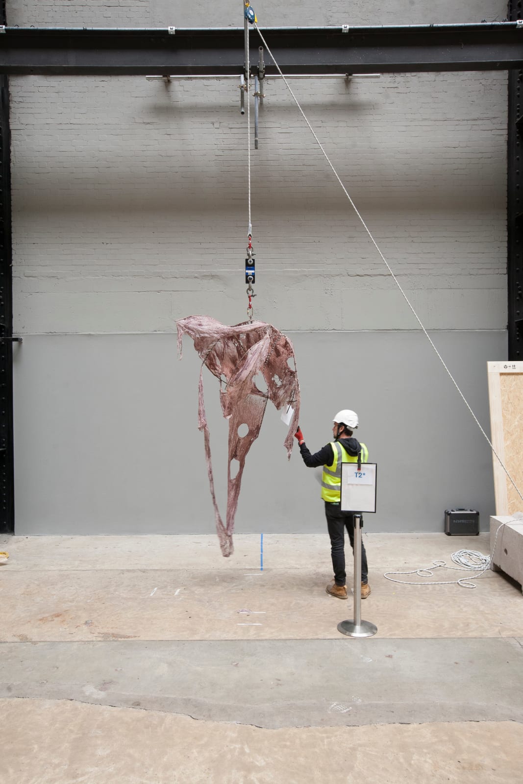 Mire Lee, Skin Sculpture from Open Wound: T2, 2024