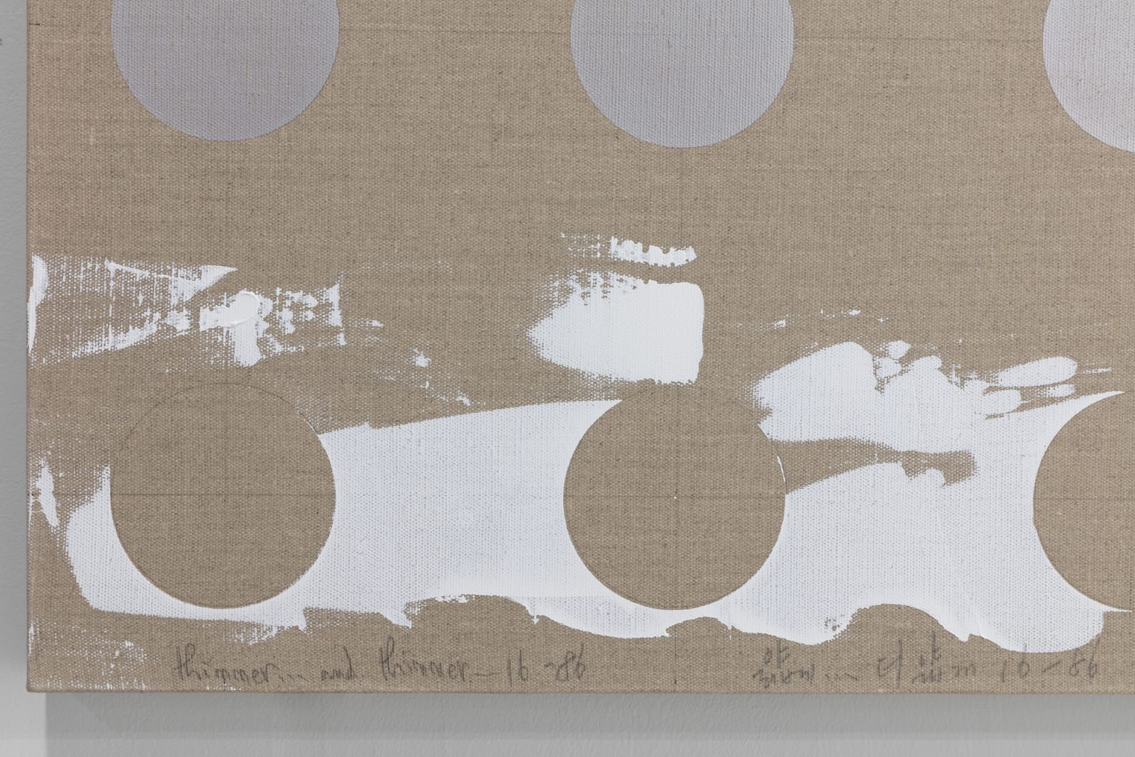 Kim Yong-Ik, Thinner...and thinner #16-86, 2016