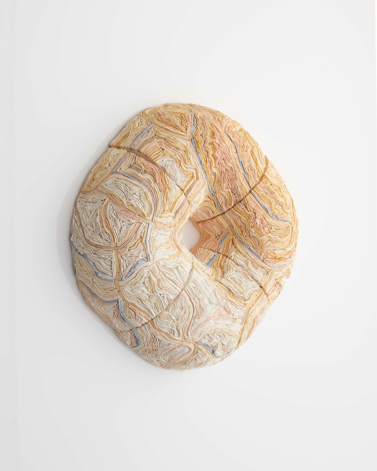 Alice Walton, Yellow Wall Ribbons, 2019