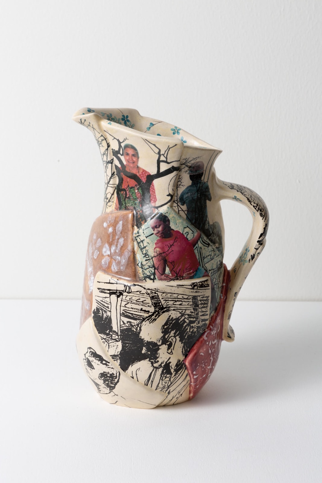 Carol McNicoll, No Social Distancing Jug, 2020