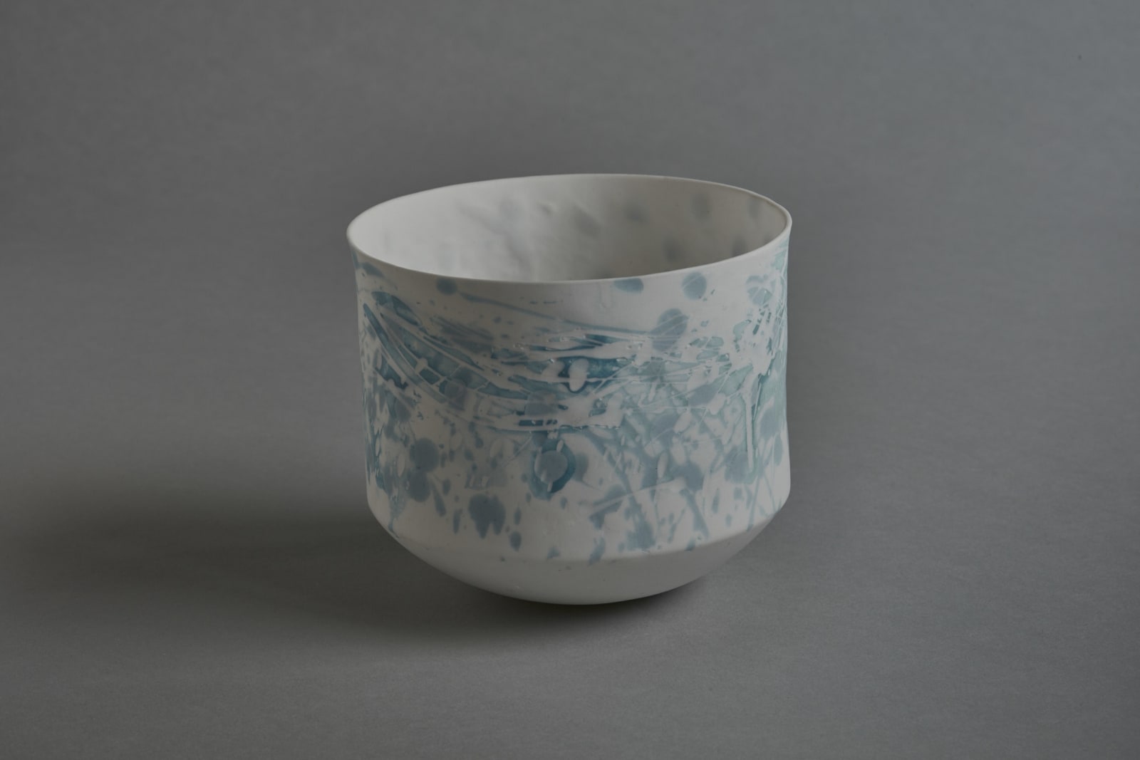 Jacqueline Poncelet, Vessel with Blue Markings, 1974