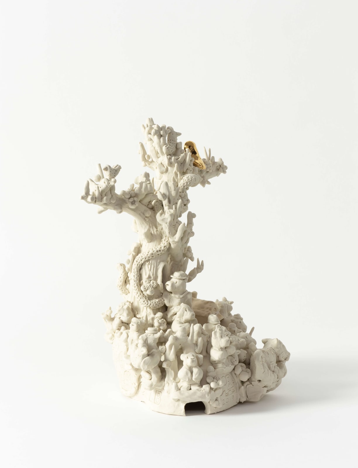 Jeffry Mitchell, Golden Owl Tree, 2019