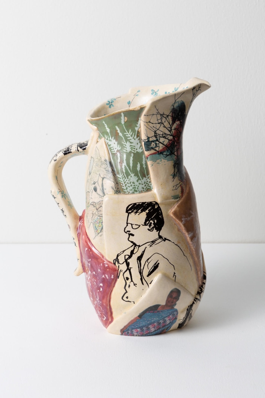Carol McNicoll, No Social Distancing Jug, 2020