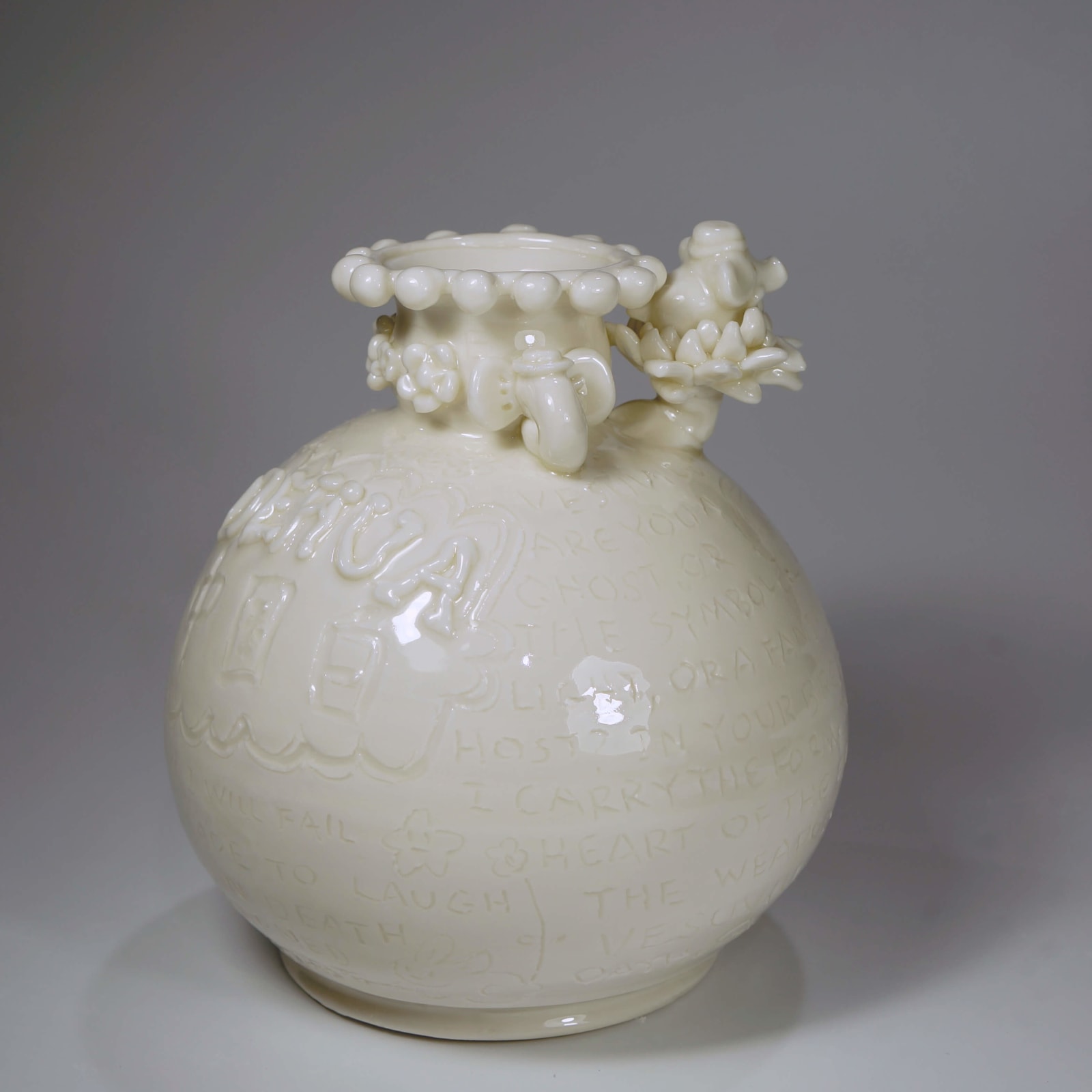 Jeffry Mitchell, Peony Pattern & Elephant Vase, 2019