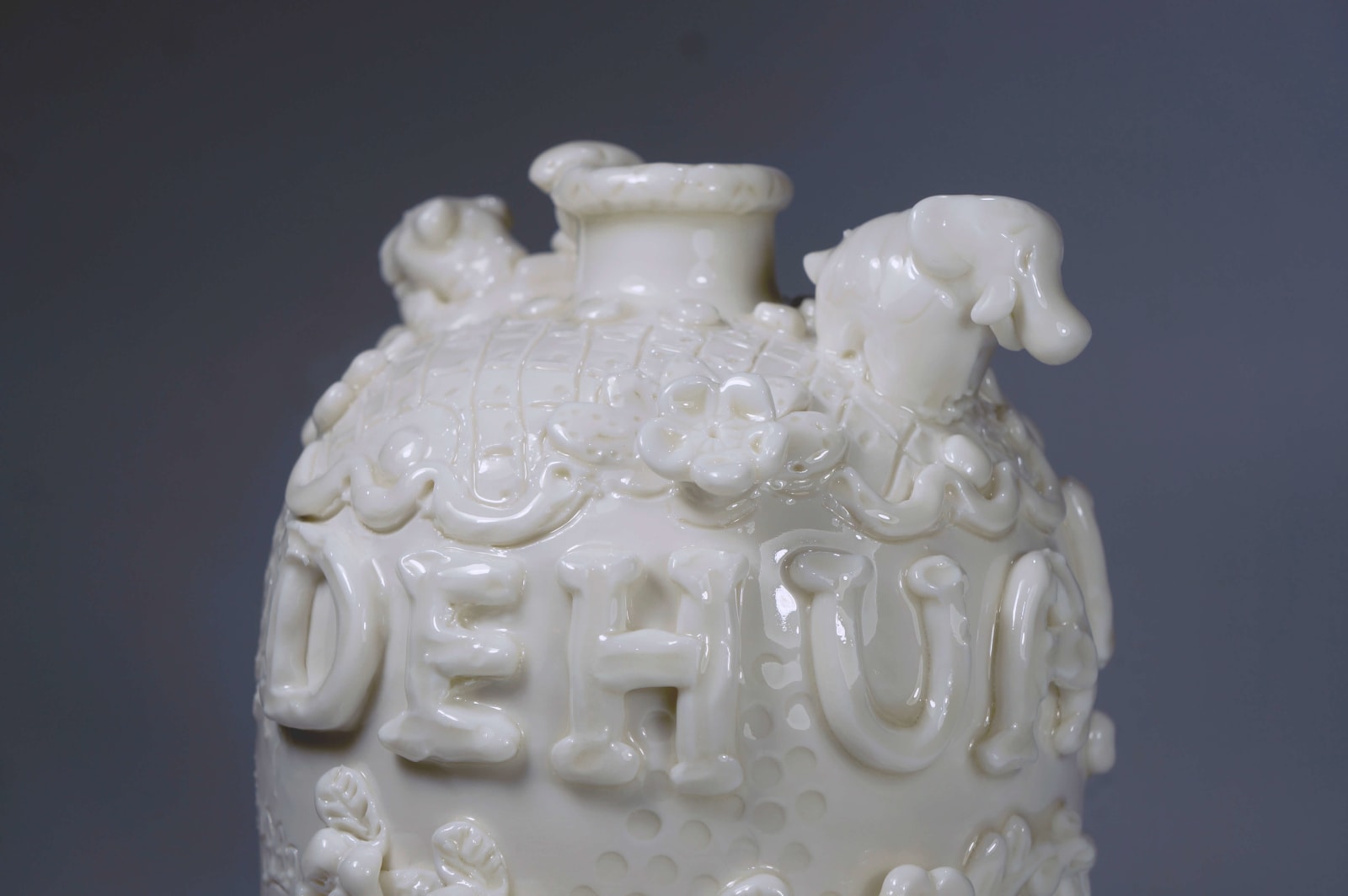 Jeffry Mitchell, Tall Plum Flower Bottle, 2019