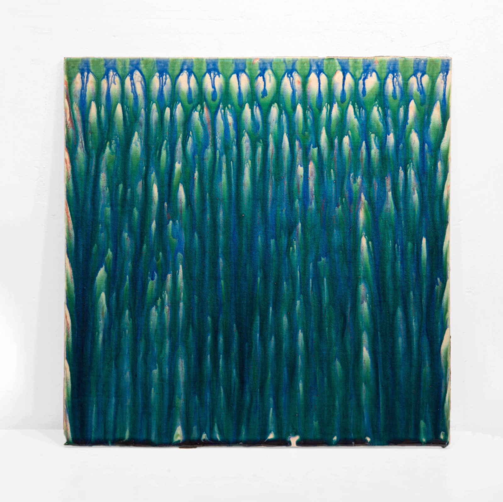 Tong Xindi, Blue-Green Curtain, 2021