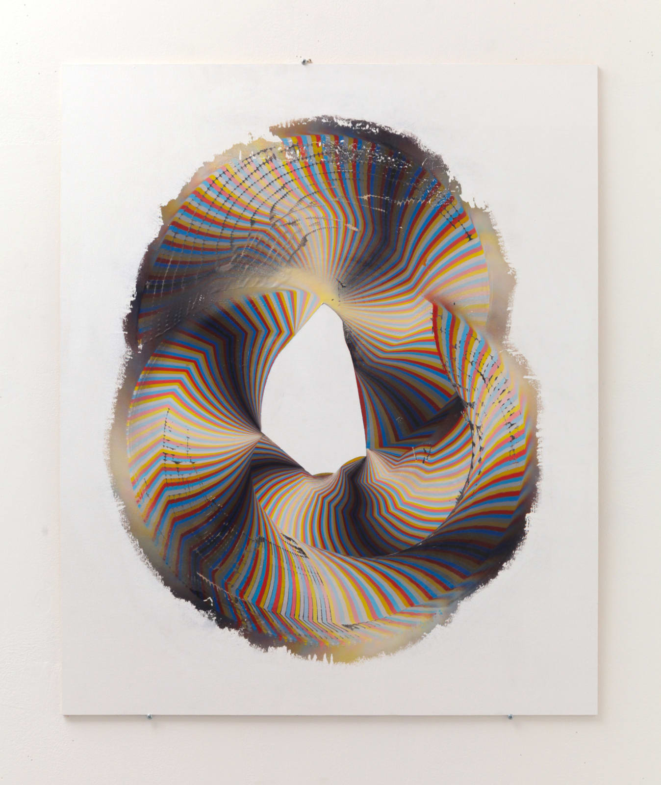 Jacob Wolff, Untitled (YRB-Grey Circle), 2022