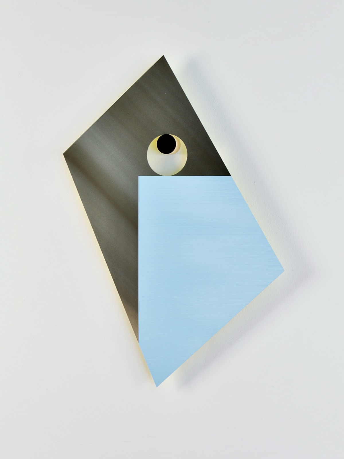 PLINTH No.12 - Black Yellow Blue, 2022