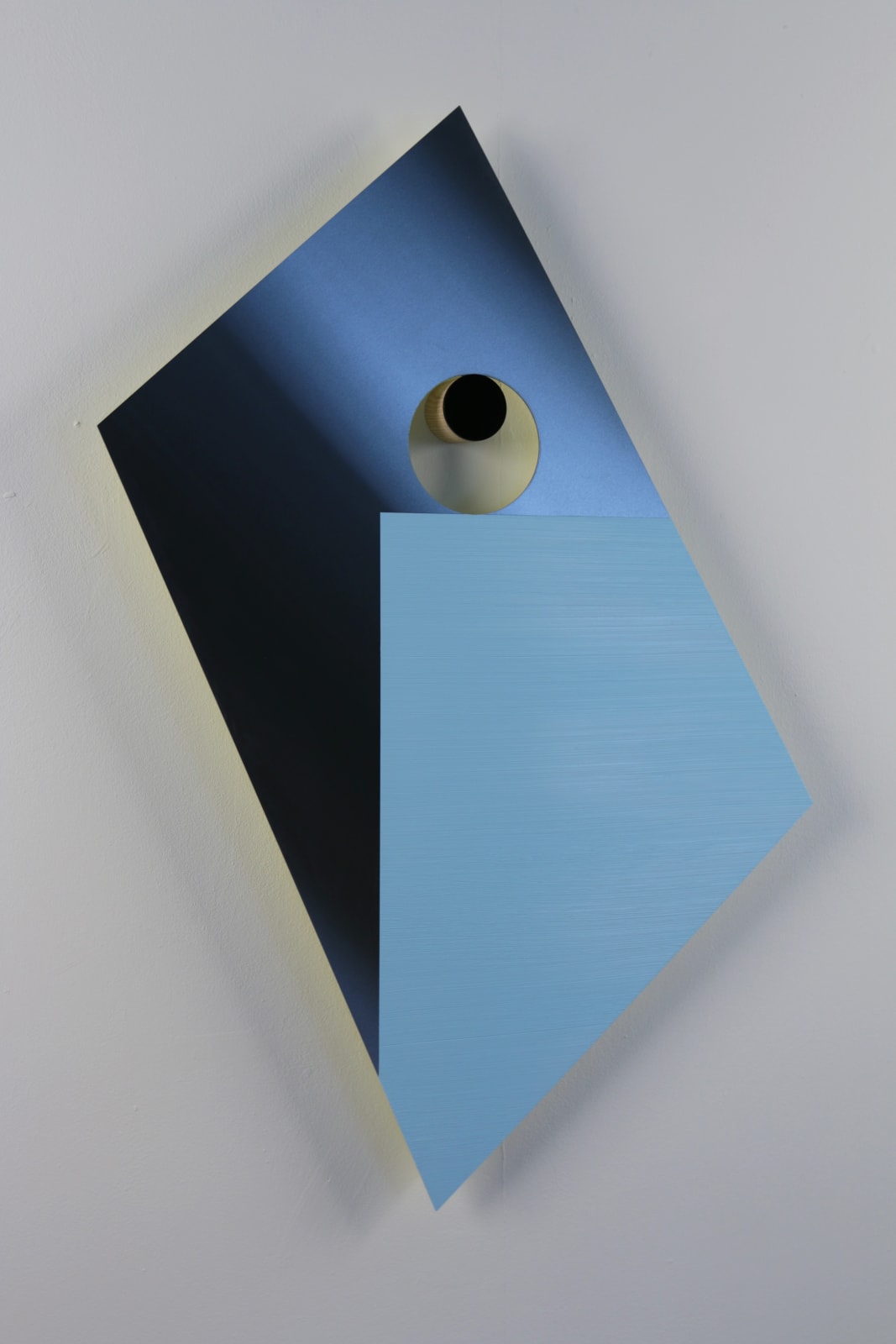 PLINTH No.12 - Black Yellow Blue, 2022