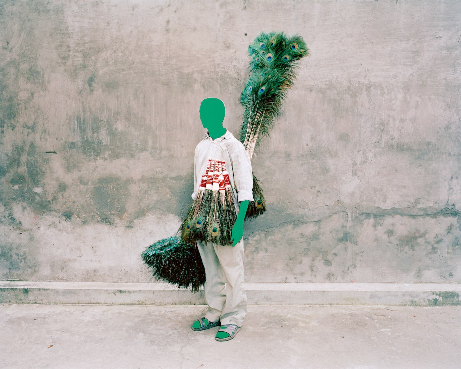 Vasantha Yogananthan, Peacock Man, 2014