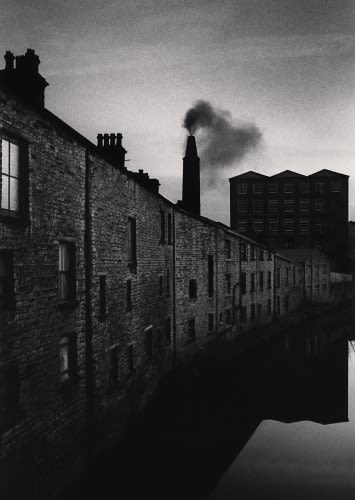 Michael Kenna, Smokestack, Slaithewaite, Yorkshire, England, 1984