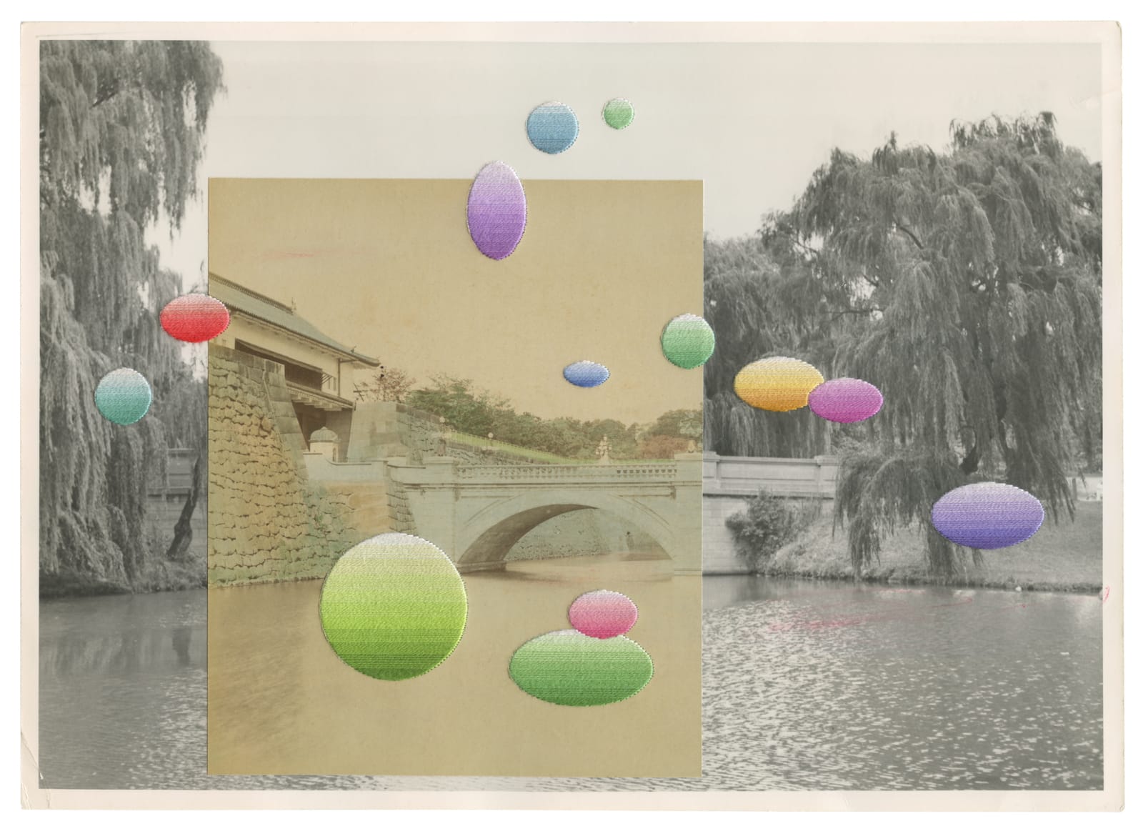 Julie Cockburn, Over the Blue Bridge, 2021