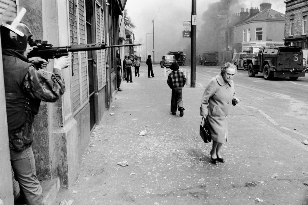Chris Steele-Perkins, Falls Road, West Belfast, 1978