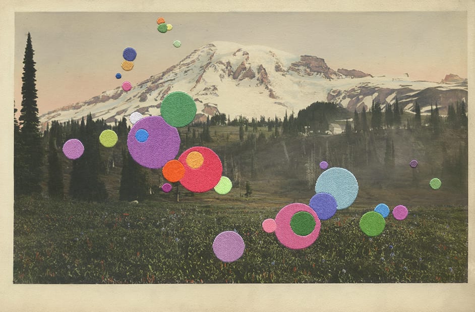 Julie Cockburn, Fir Mount, 2021