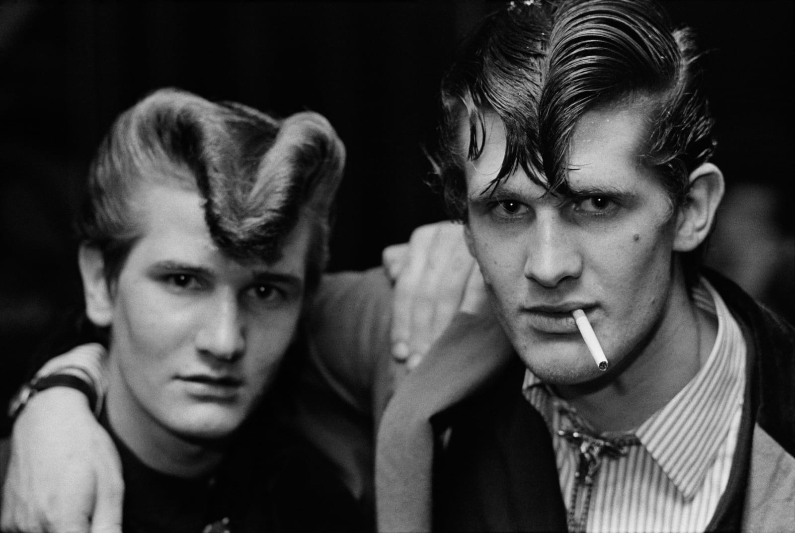 Chris Steele-Perkins, Two brothers in Red Deer, Croydon, 1976