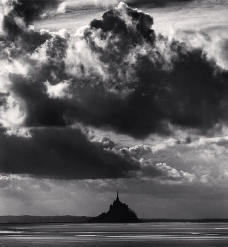 Michael Kenna, November Clouds, Mont St Michel, France, 2000