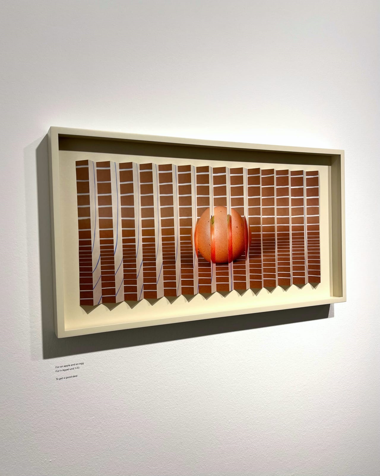 Alma Haser, For an apple and an egg (Für’n Appel und ‘n Ei), 2024