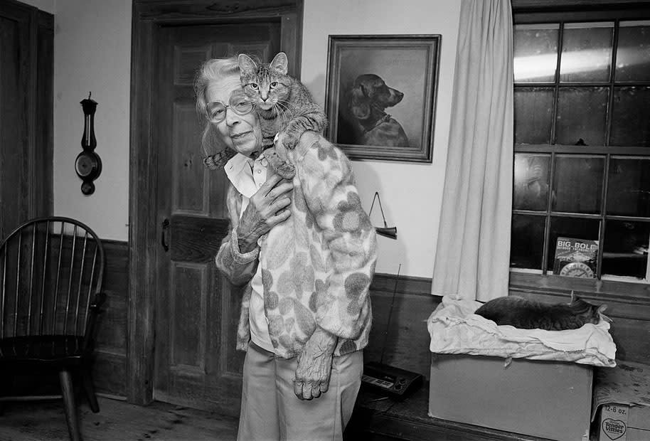Sage Sohier, Cat in dollhouse, Sandwich, NH, 2004 — PhotoAlliance
