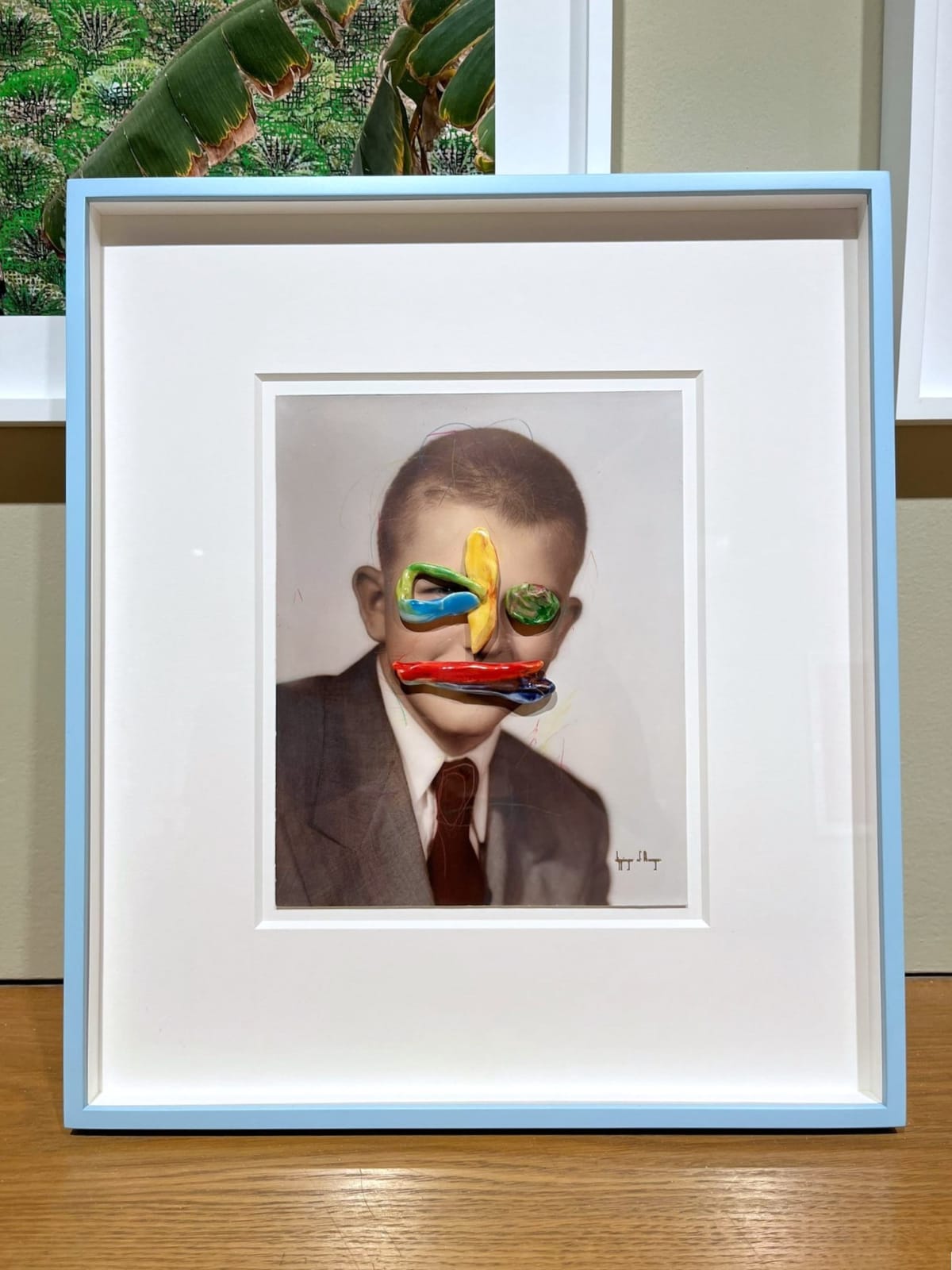 Julie Cockburn, Ceramic Face Man (3), 2022