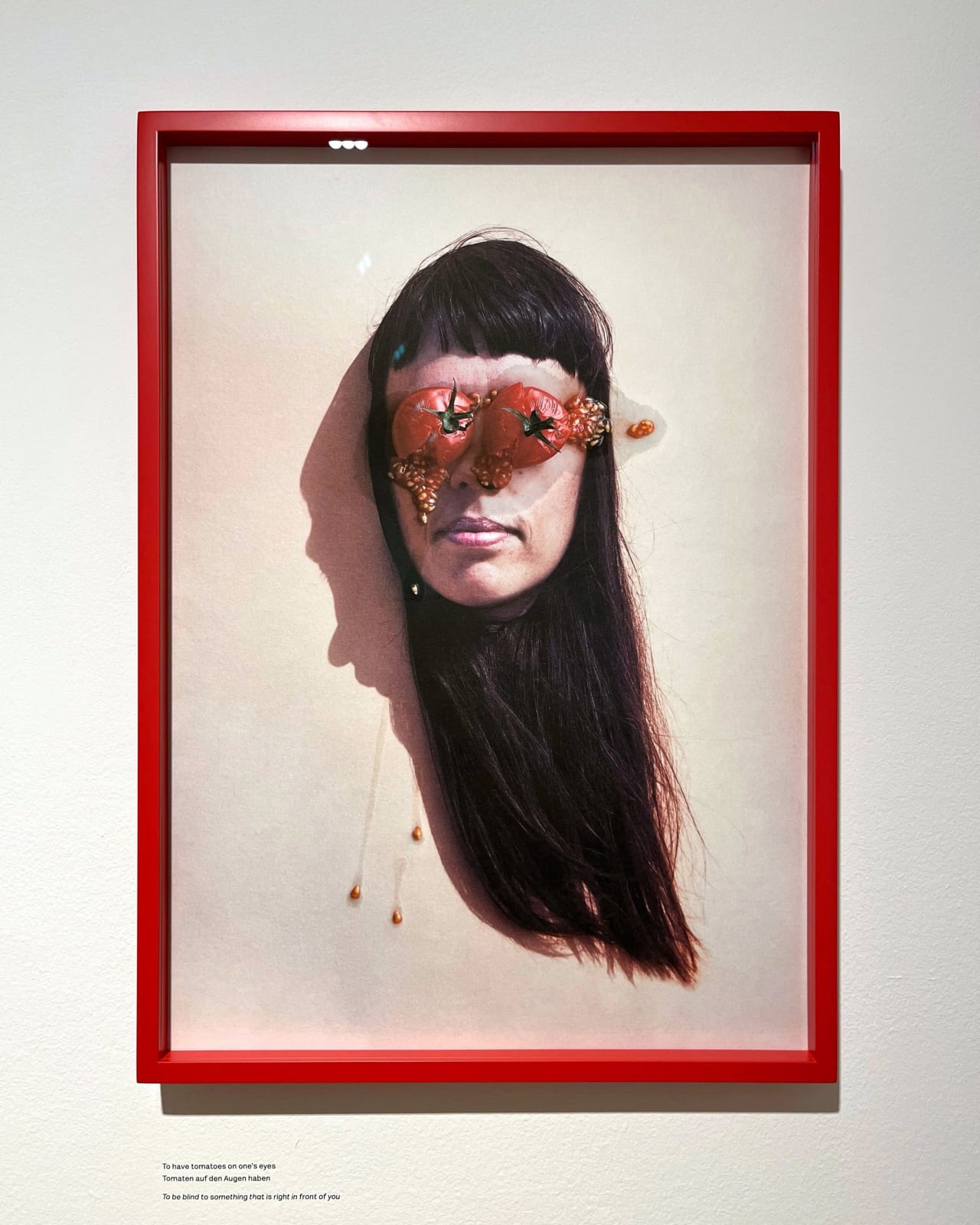 Alma Haser, To have tomatoes on one's eyes (Tomaten auf den Augen haben), 2023