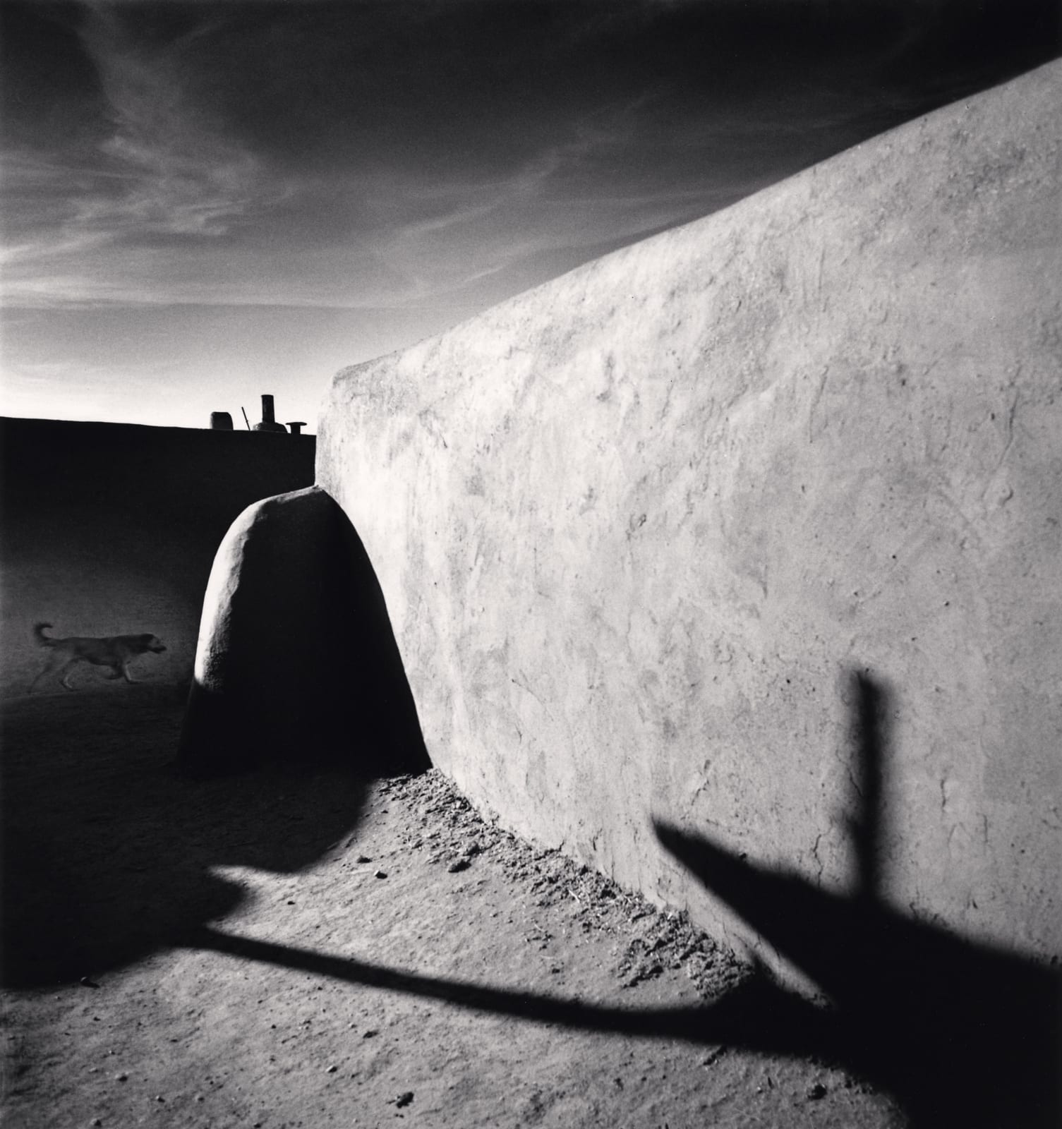 Michael Kenna, Running Dog, Taos Pueblo, New Mexico, USA, 1993