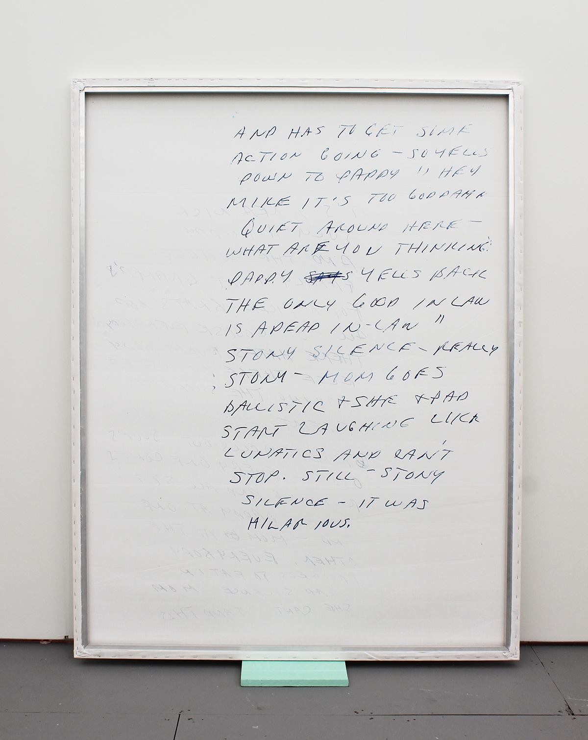 Letter (THE ONLY GOOD IN-LAW IS A DEAD IN-LAW), 2019
