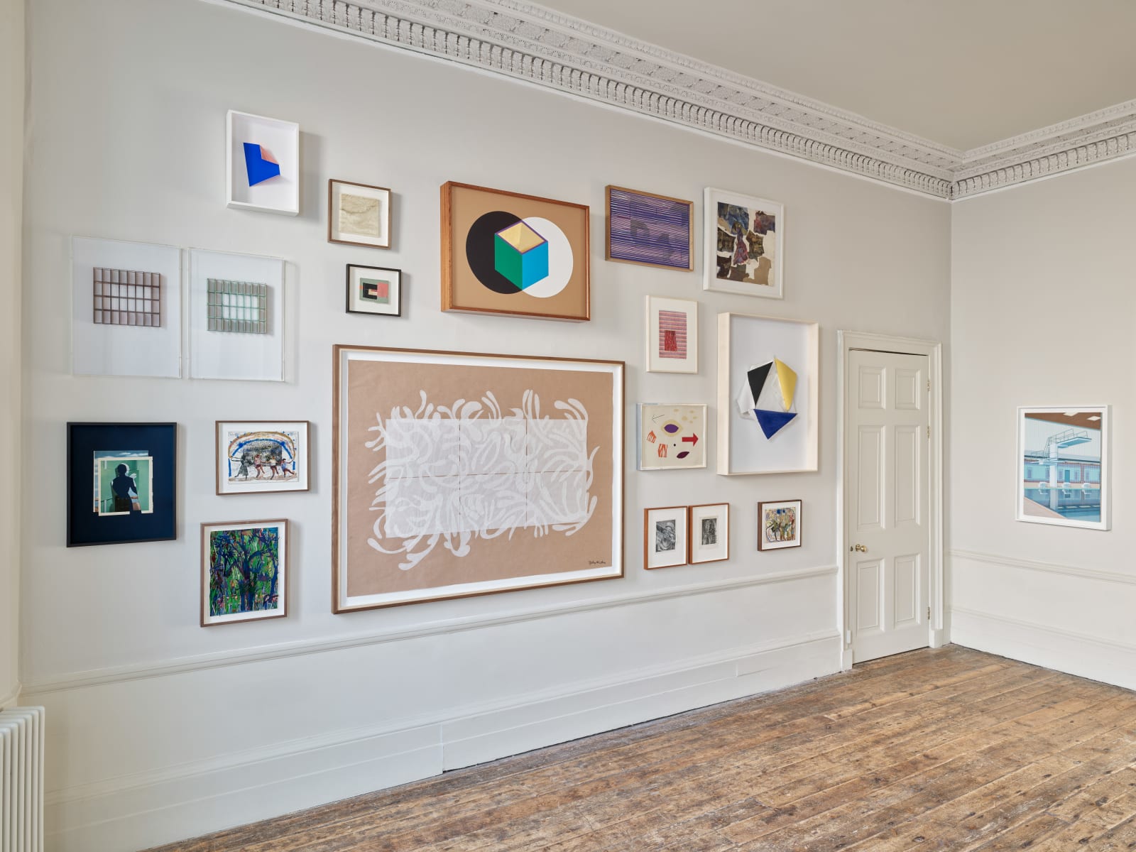 Lucy Williams, Indoor Pool (with mural) #2, 2023