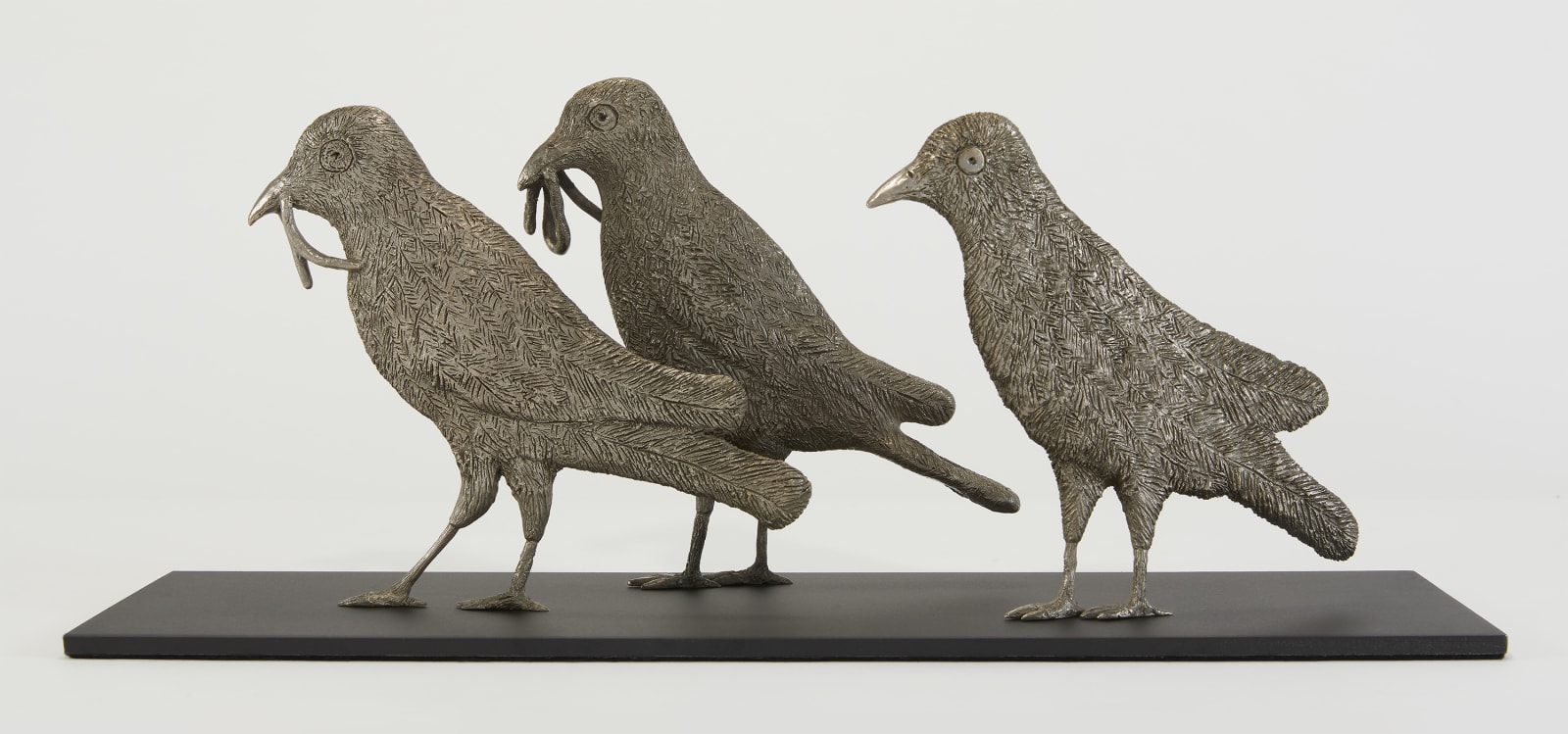 Kiki Smith, Birds With Worms, 2018