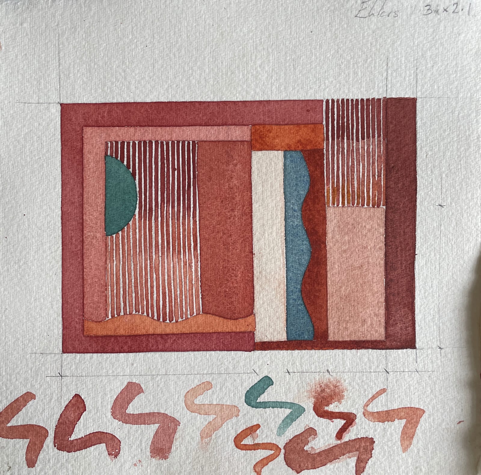 Sussy Cazalet, Red Rain on Water, 2023