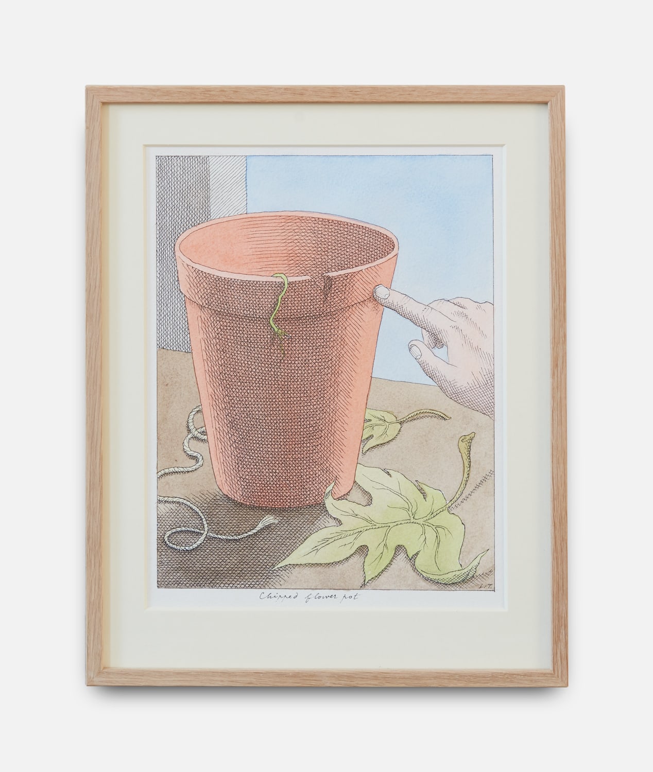 Pierre Le-Tan, Chipped Flower Pot, 2019