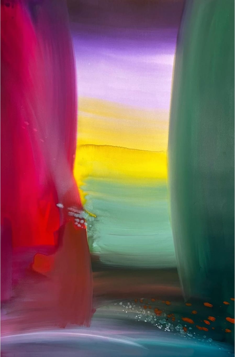 Ptolemy Mann, ALQA (Inbetween Red and Green), 2022
