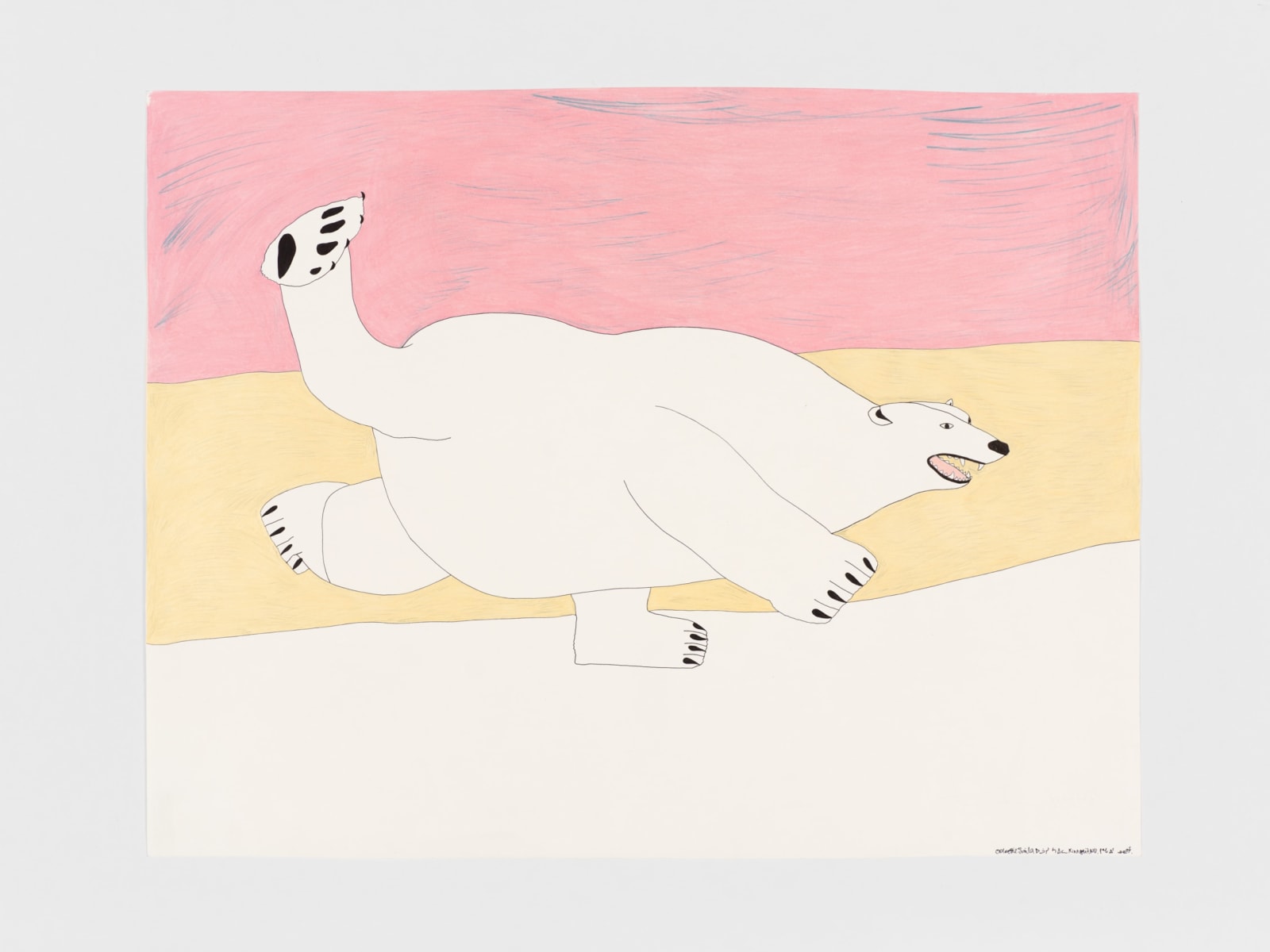 Ooloosie Saila, Untitled (Dancing Bear), 2023