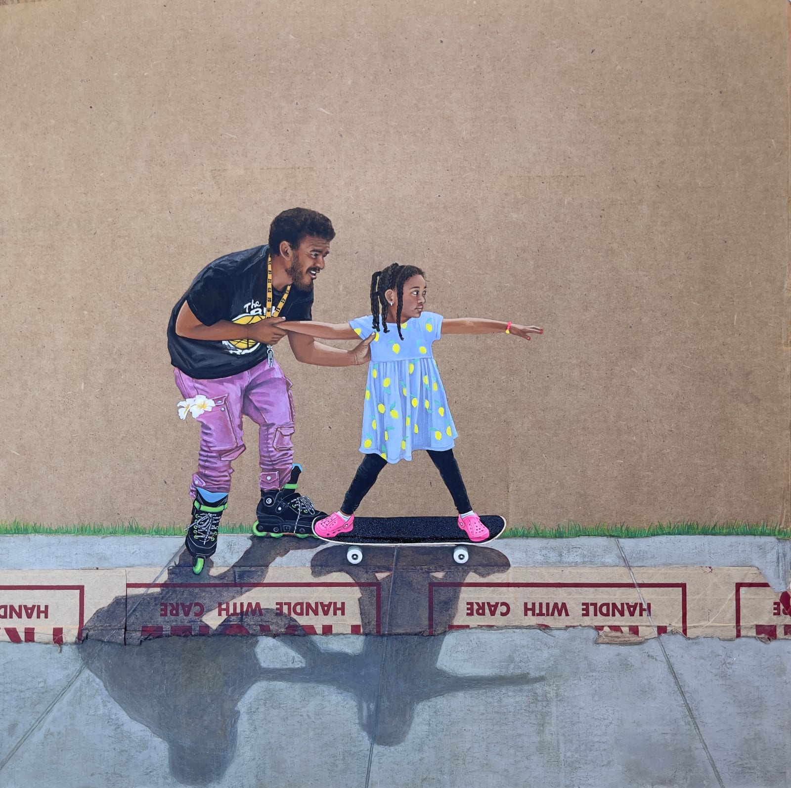 Yvette Molina, Sidewalk Surfing, 2025